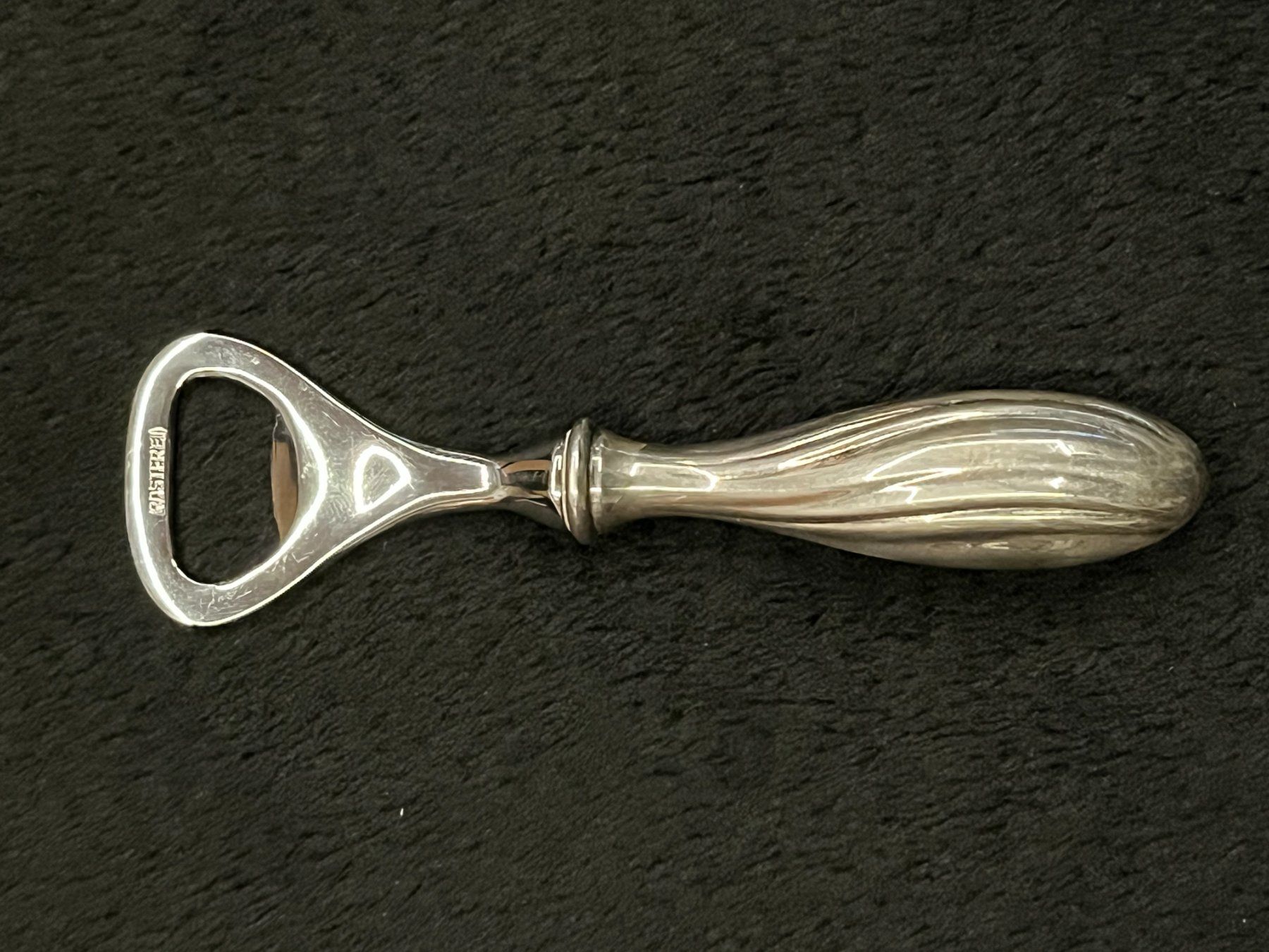 Sonstiger Bürobedarf: Flaschenöffner Silber 800 – Gebraucht aus Bettwiesen von wicking27