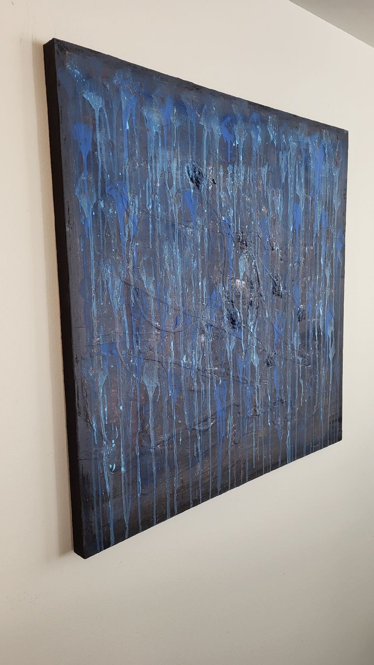 Tableaux: Wunderschönes Original Gemälde signiert Stille – D'occasion à Zürich par TurtleRain 4