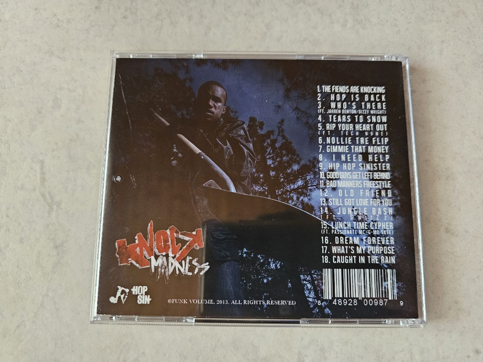 CD: Hopsin  -  Knock Madness  – Usato da Schneisingen venduto da backstore24 1