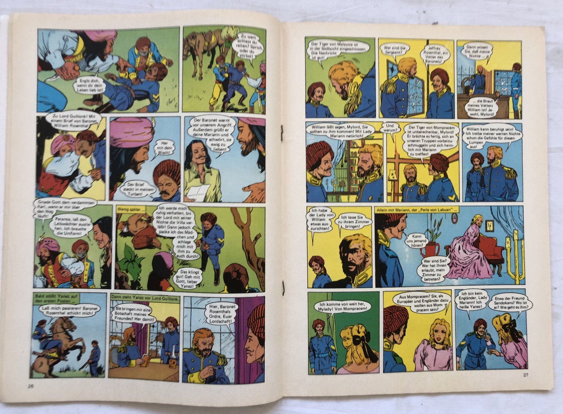 Fumetti: 3x Bastei Hefte - SANDOKAN - Nr.1/6/30 – Usato da Schaffhausen venduto da durruti 2
