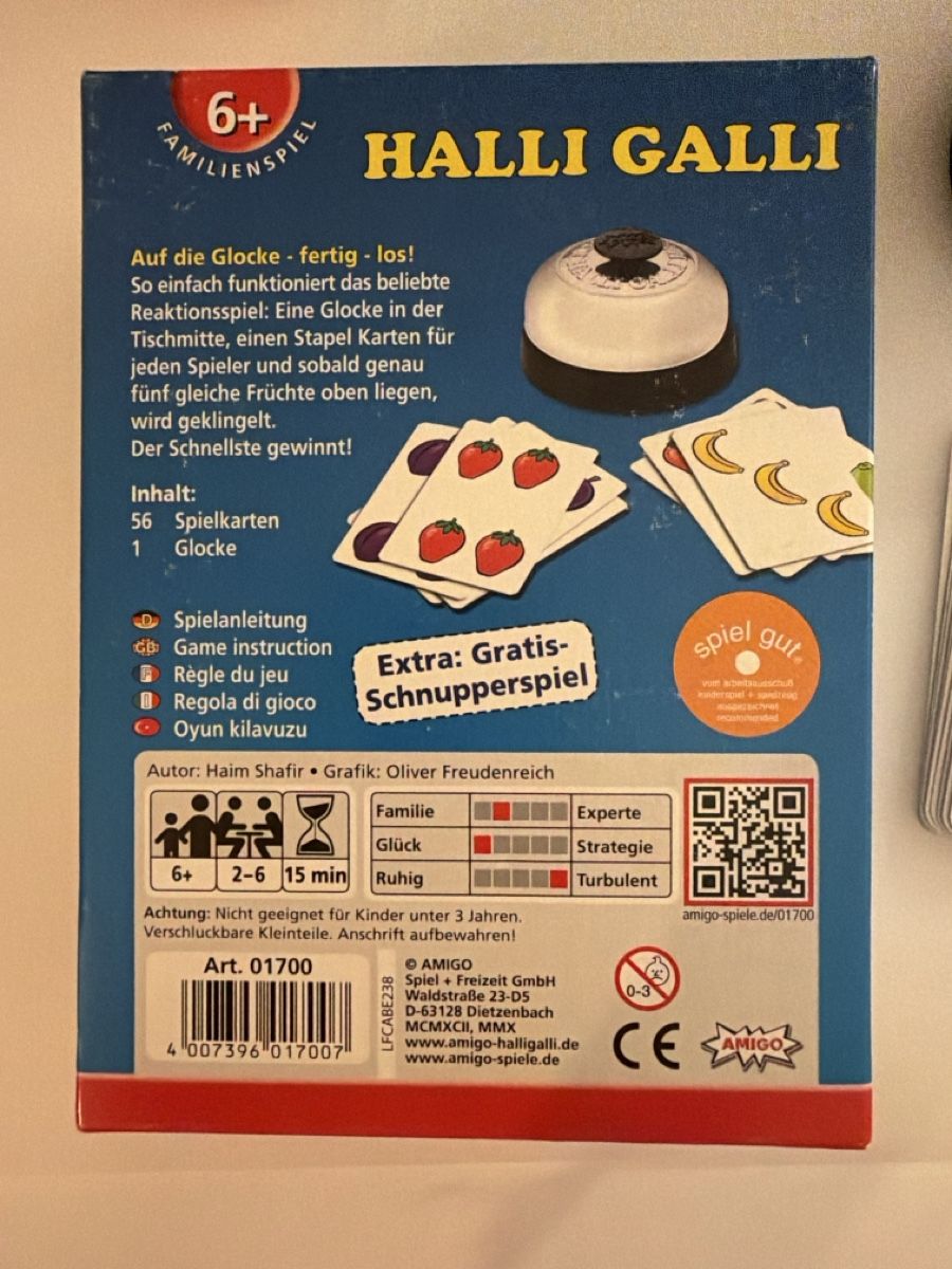 Spiele: Halli Galli Card Game – Neu (gemäss Beschreibung) aus Winterthur von lor_f877 2