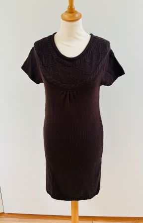 Neues Strickkleid - dunkelbraun - Grösse M