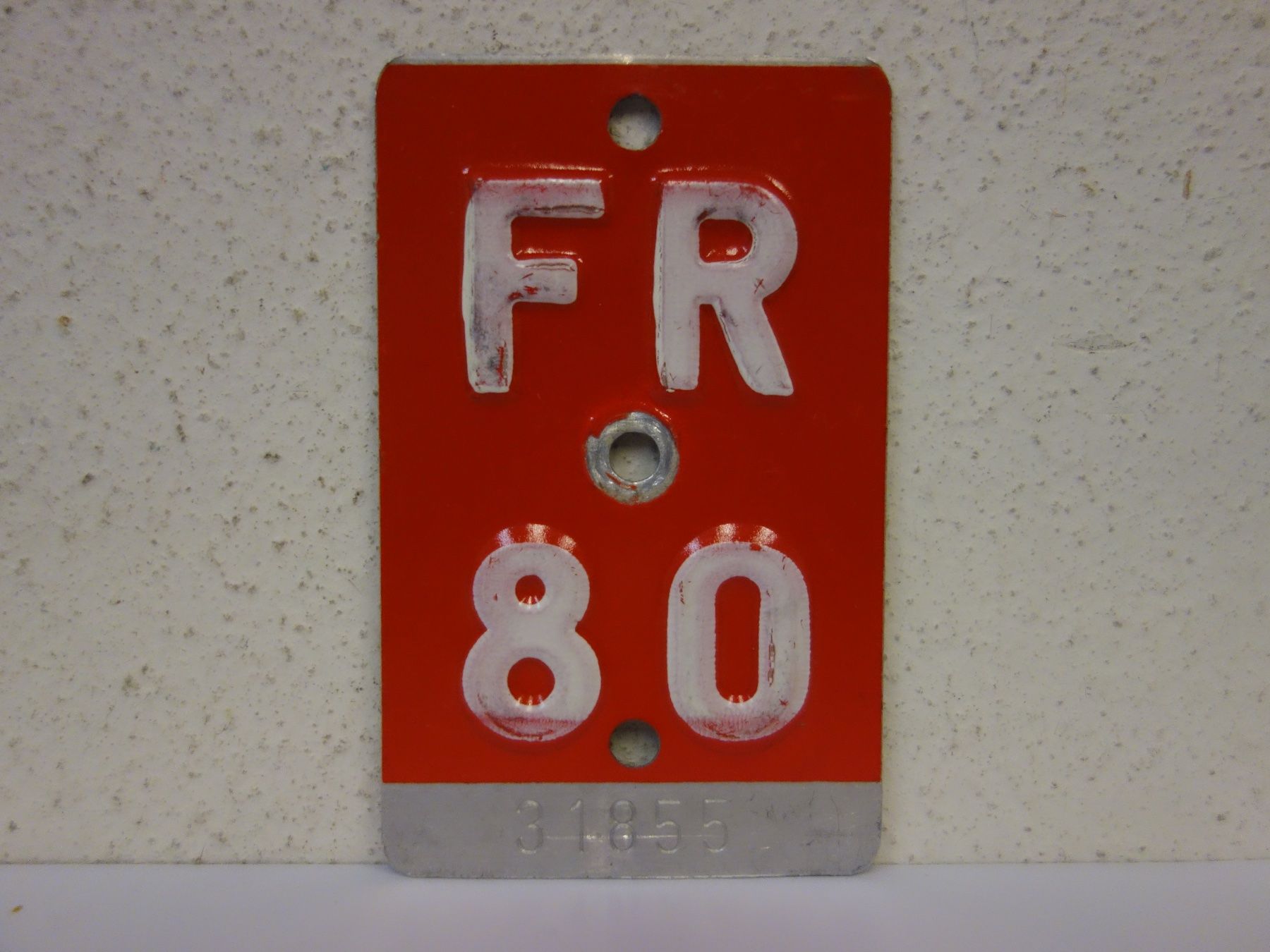 Ecriteaux: FR 80 VELONUMMER - FAHRRADSCHILD – D'occasion à Kerzers par djstarsky73
