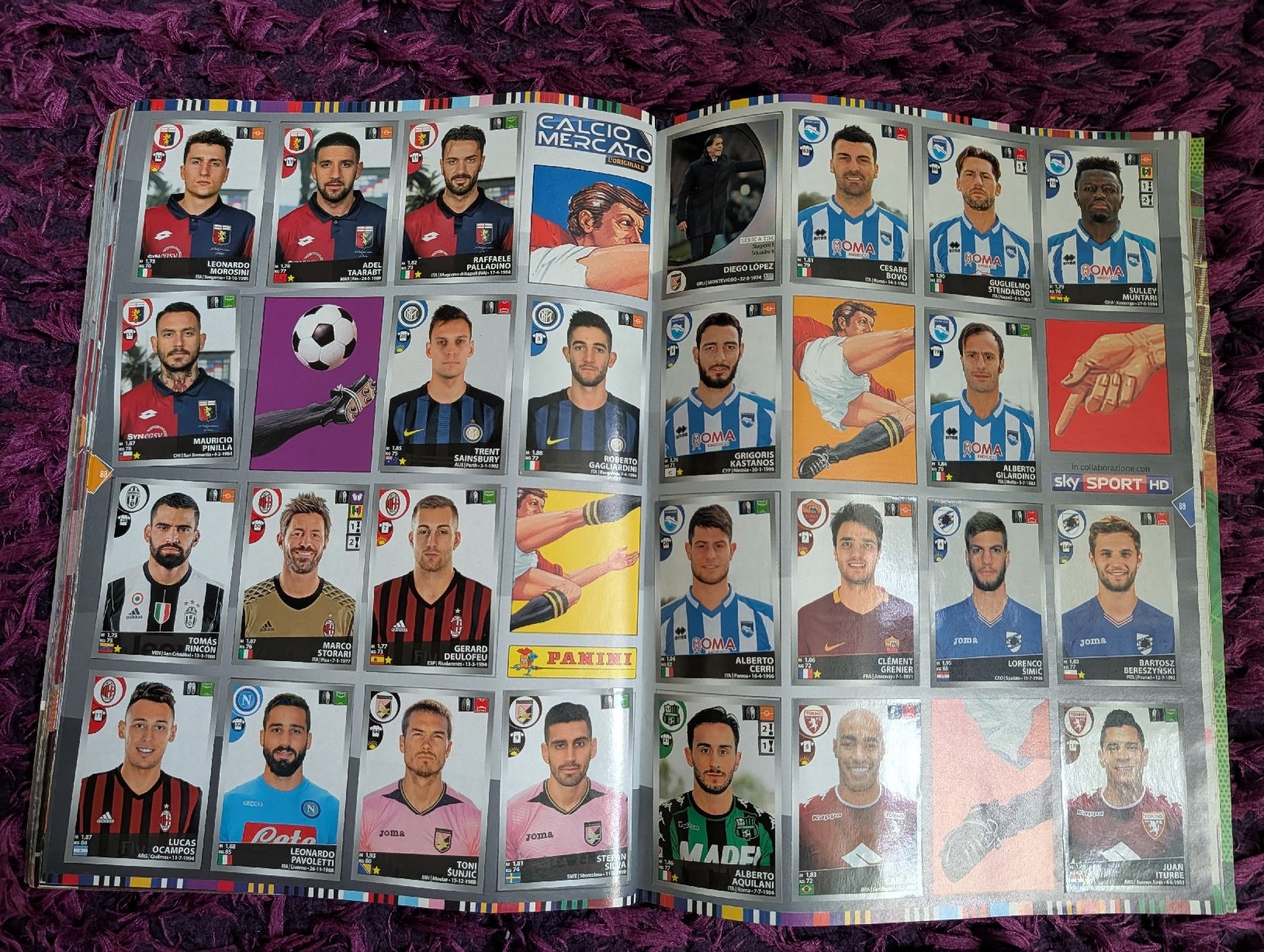 Panini Alben: Album Panini Calciatori 2016-2017 - à compléter  – Gebraucht aus Thônex von Dg5 8