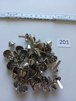 Nietenpilze, Ziernieten, Silber, neuwertig