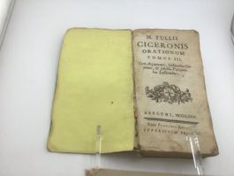 M. Tullii CICERONIS Orationum, tomus III, 1774