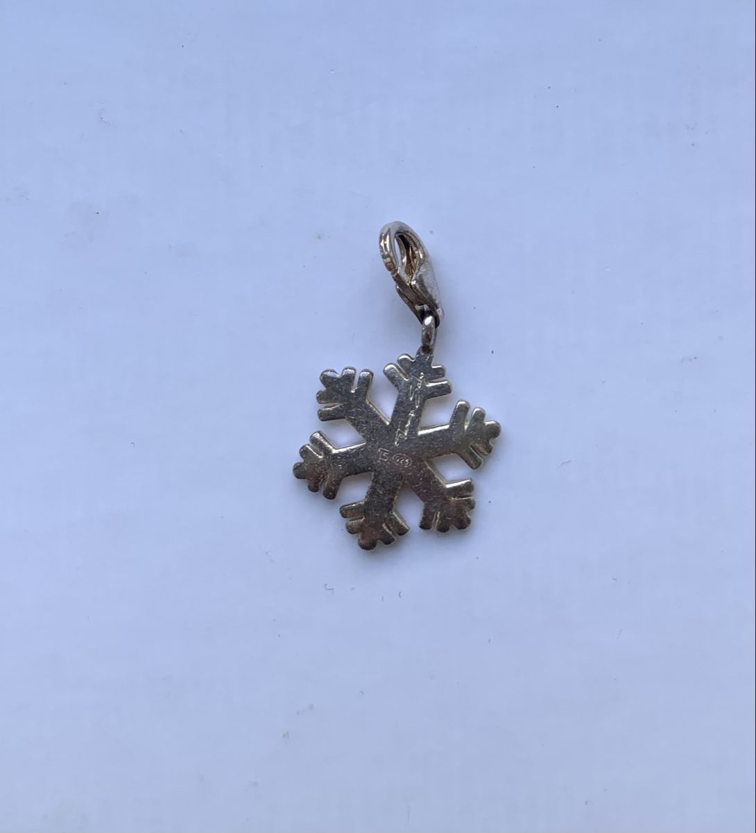 Thomas Sabo Anhänger: Thomas Sabo Charm Schneeflocke – Gebraucht aus Baden von Esmipesmi 1