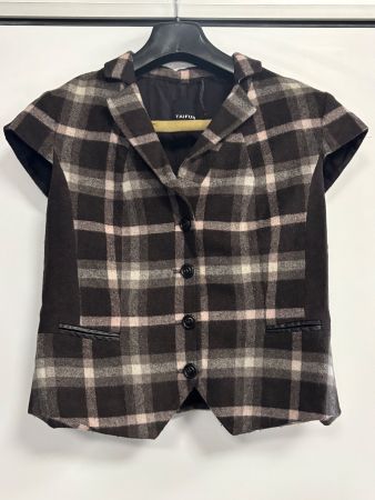 Schönes Gilet aus Wolle - Taifun - Gr. 40