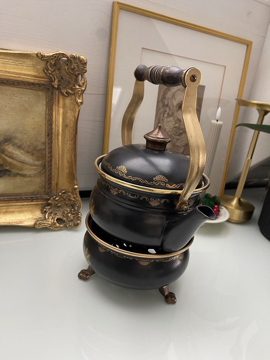 Teiere: Wunderschöner Vintage-Teekessel mit Stövchen  ASTA – Usato da Winkel venduto da Glamour-Style 7