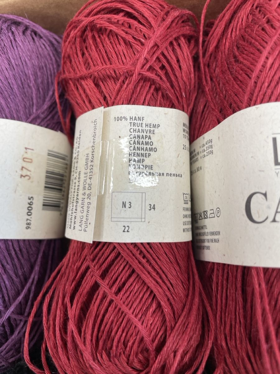 Lang Yarns Wolle: Markenwolle Canapa Lang Yarns  – Neu (gemäss Beschreibung) aus Lohn Ammannsegg von ant_5l6r 1