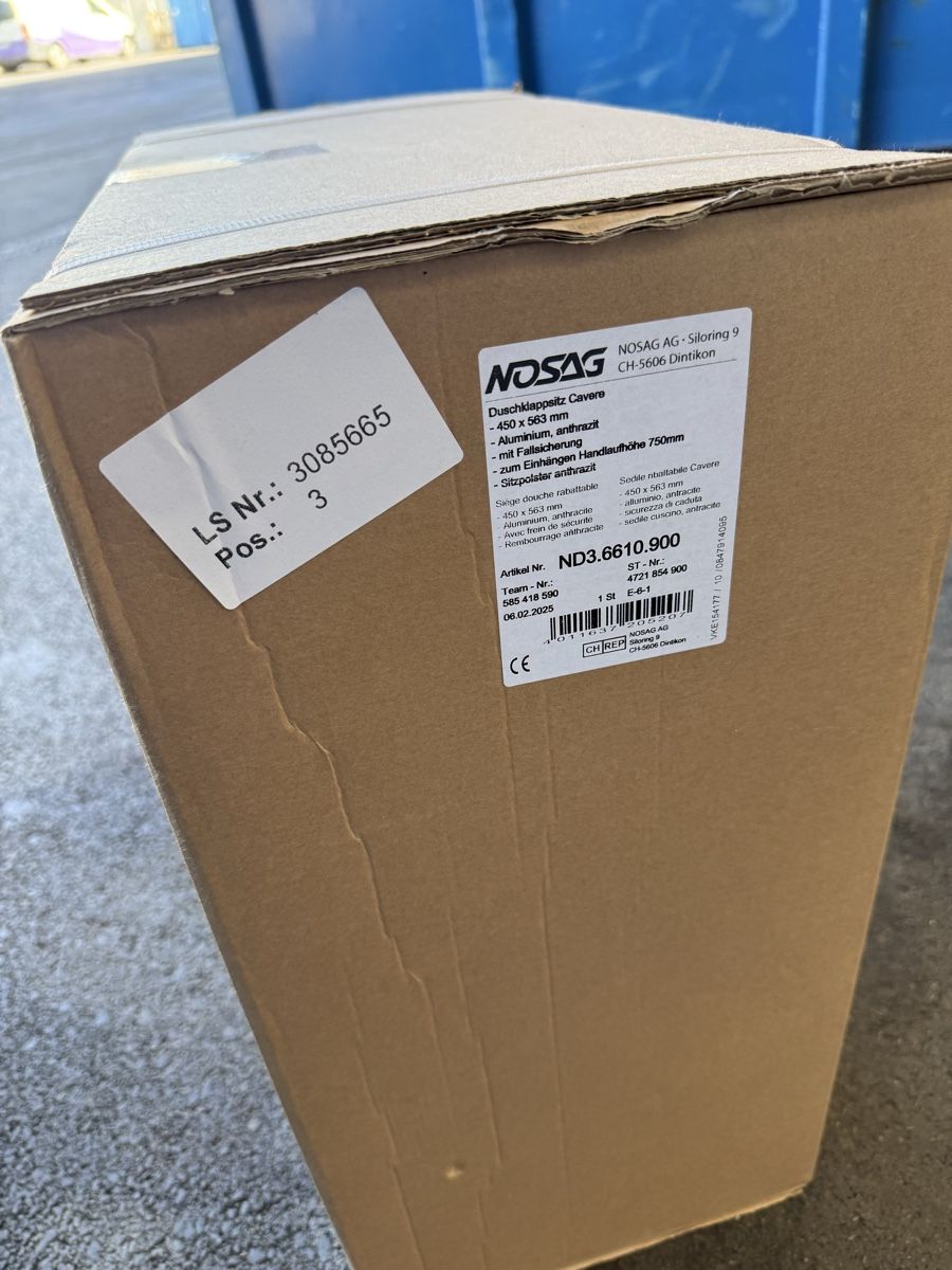 Docce: Duschklappsitz Klappsitz Nosag – Nuovo (secondo la descrizione) da Wettingen venduto da mu57a1 1