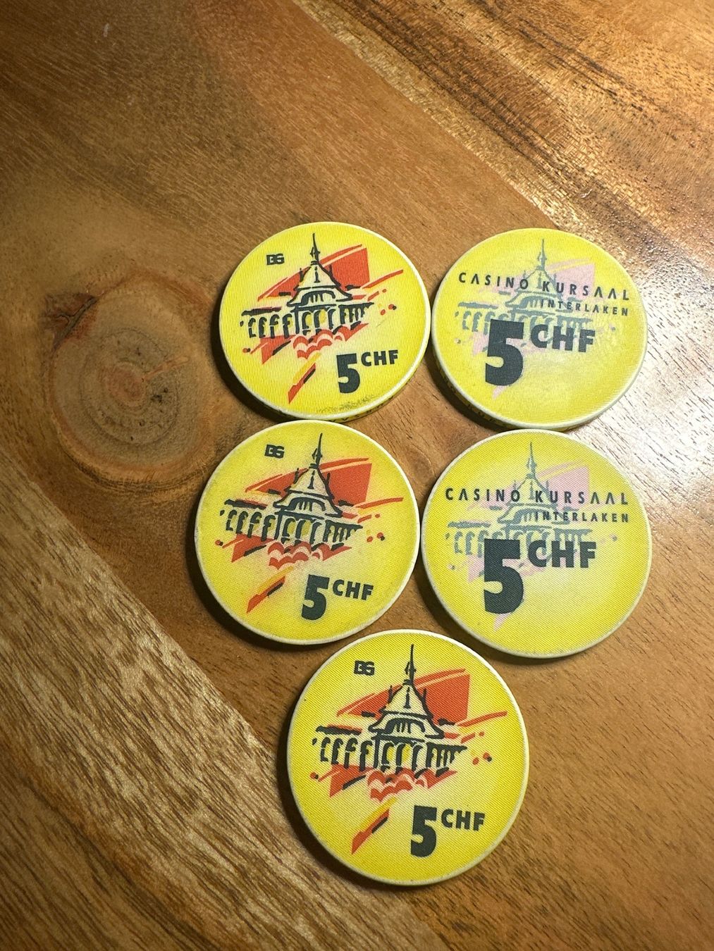 Coin Miner: Casino Kursaal Interlaken Jetons – Usato da Frutigen venduto da kat_658p