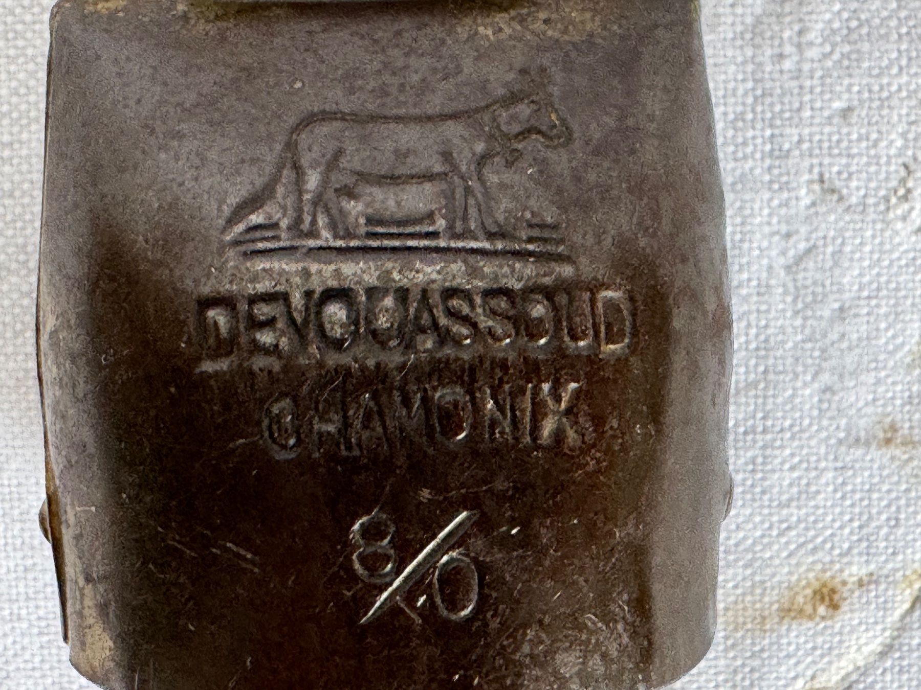 Chamonix Campanacci mucche: Cloche Devouassoud Chamonix Kuhtreichel – Usato da GRAND - LANCY venduto da petitpain67 6