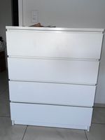 Kommode weiss 4 Schubladen IKEA Malm guter Zustand