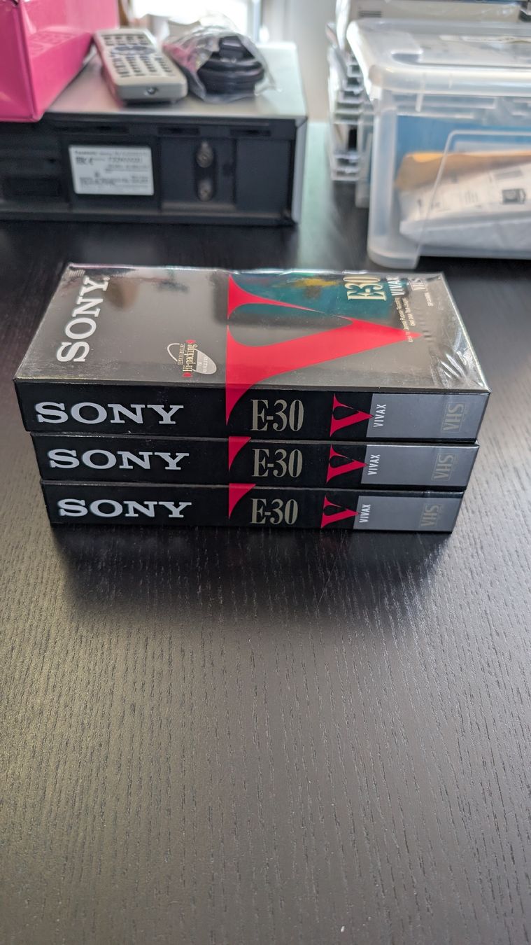 Cassette vuote: 3 Stk. VHS Sony Vivax E30 – Nuovo (secondo la descrizione) da Olten venduto da Sandro-W 2
