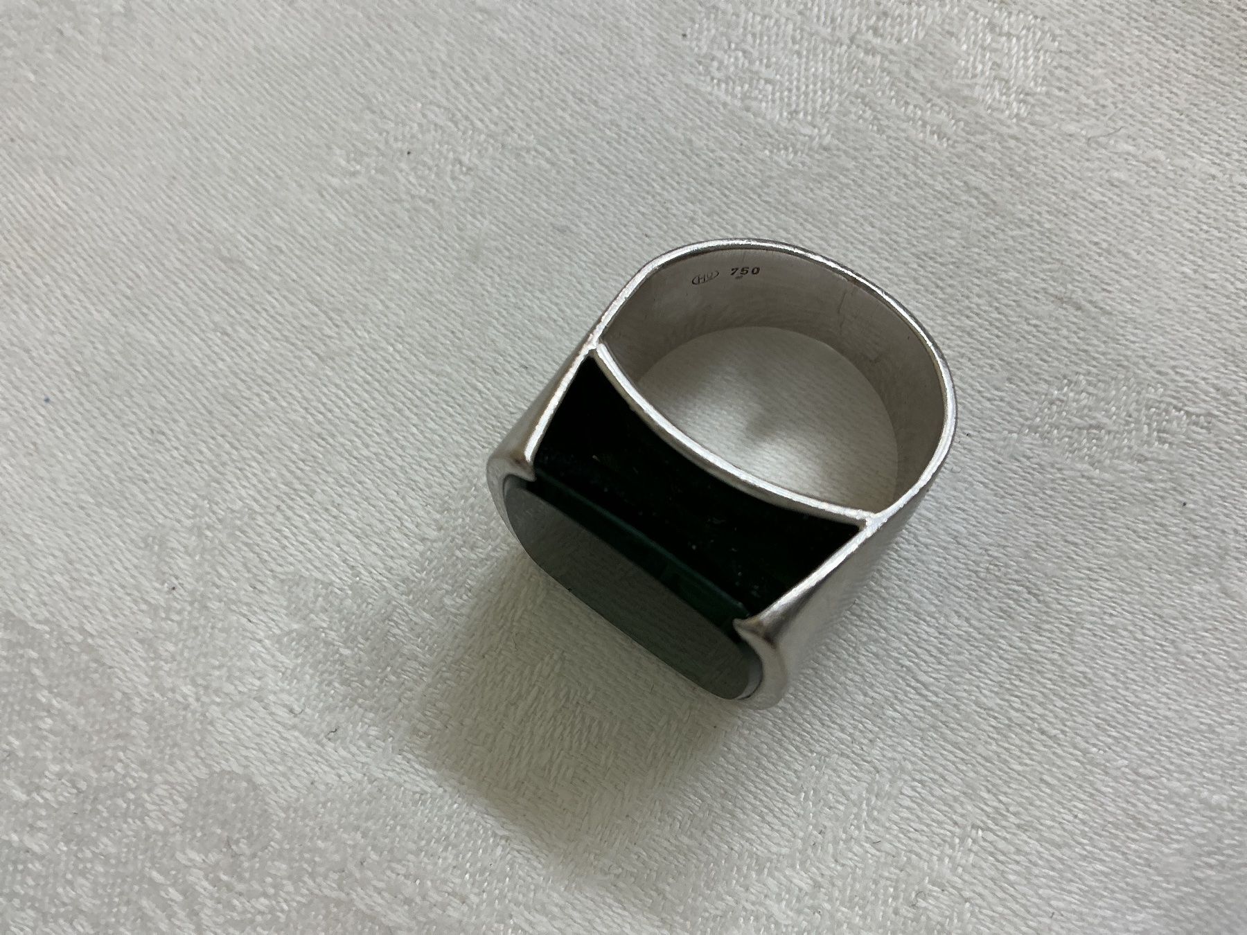 Anelli: Ring Weissgold mit Turmalin – Usato da Bern venduto da vielerart 3