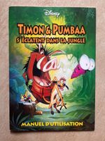 Manuel de jeu pour PC DISNEY Timon & Pumbaa s'éclatent dans.