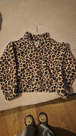 teddy-fleecepullover leo gr. S