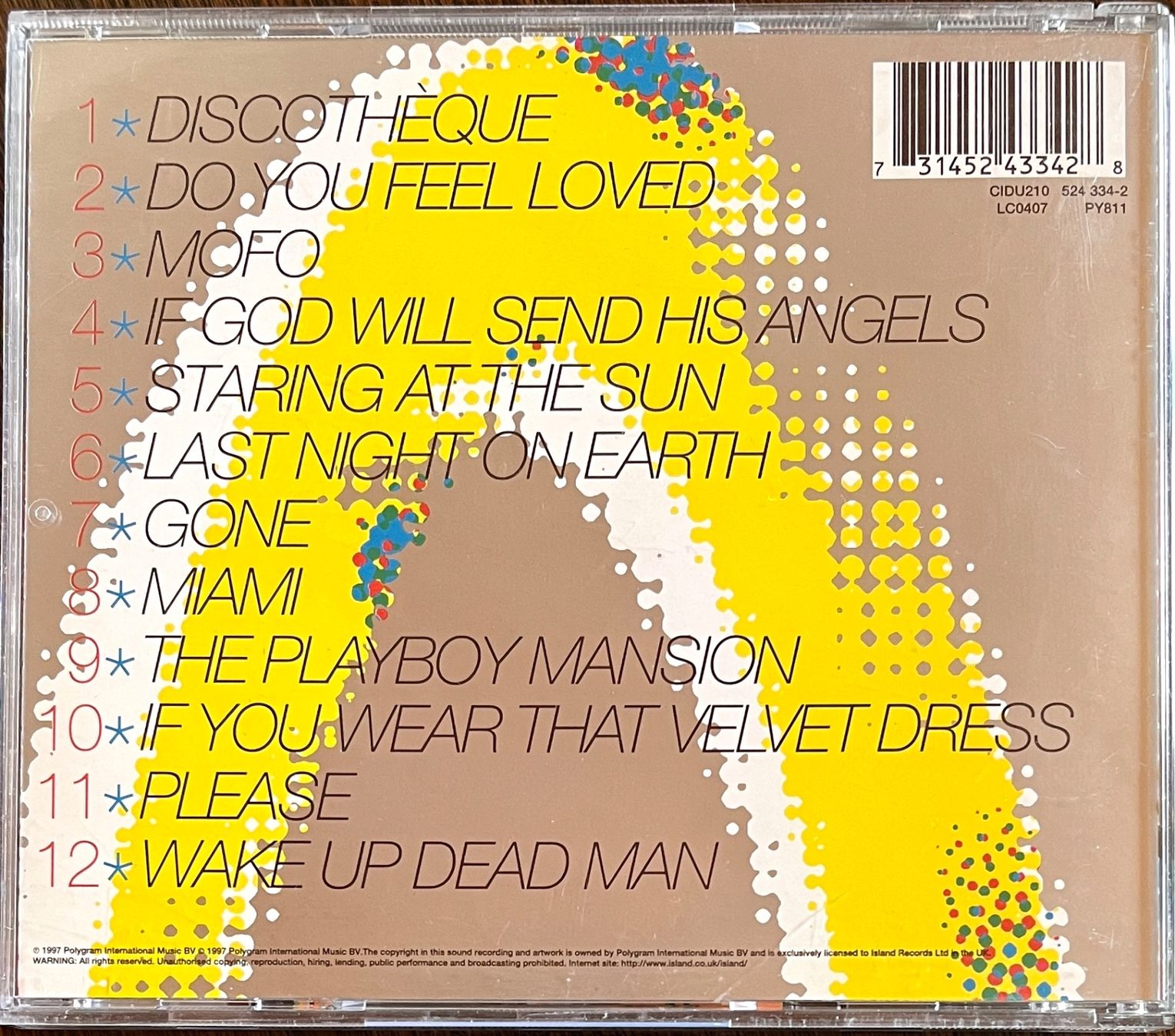 CD: CD - U2/POP – Usato da Renan BE venduto da johncactus 1