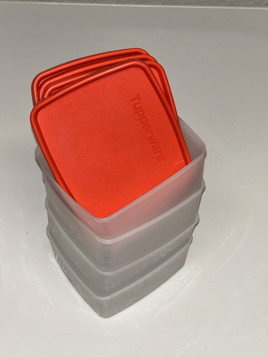 Tupperware Contenitori & Simili: Boîtes de congélation Tupperware 400ml (4) – Usato da La Russille venduto da Festler 1