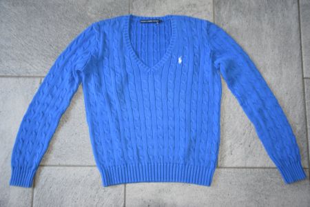 Damen Ralph Lauren Cable Knit Zopfmuster Pulli gr. L