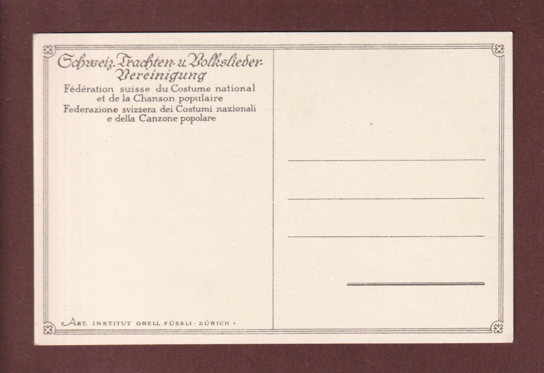 Cartoline postali: BASEL - Tracht W. Balmer – Usato da Pully venduto da nicecards 1