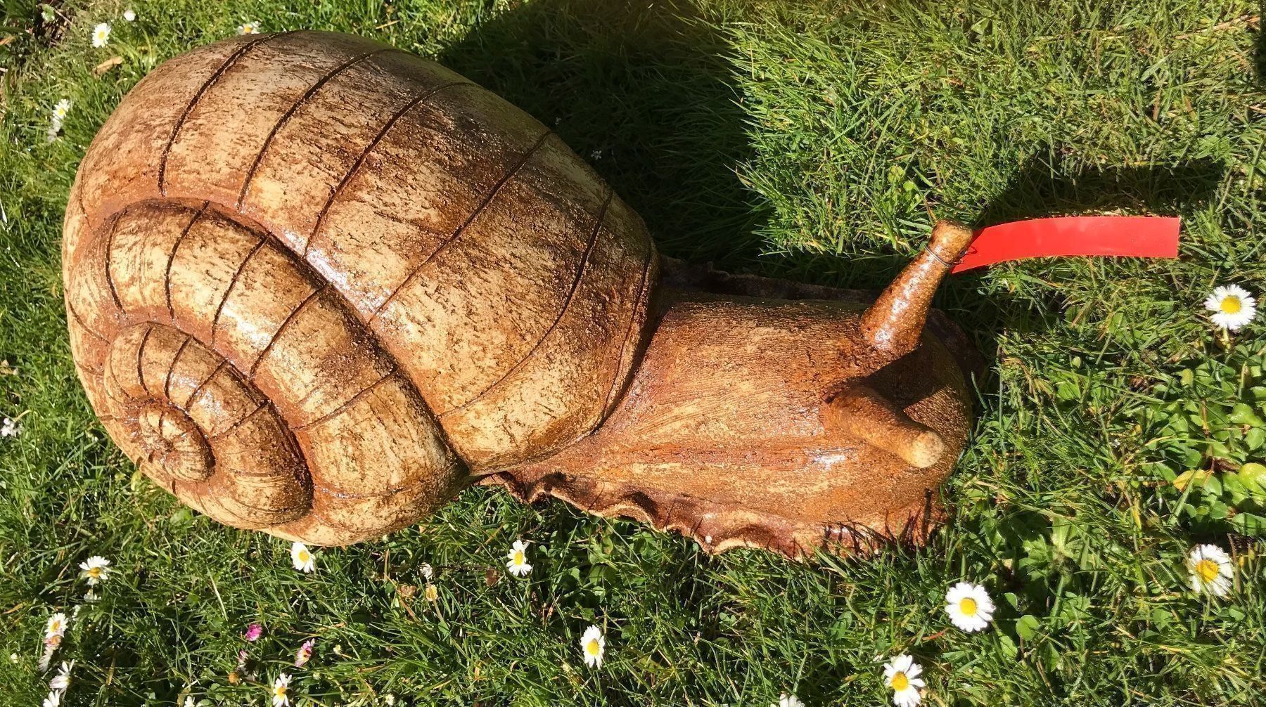 Statuette: Getöpferte Riesen Schnecke – Nuovo (secondo la descrizione) da Rüfenach AG venduto da merlyn07 5