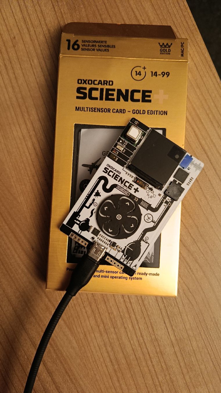 Componenti elettronici: Entwicklerboard Oxocard Science Plus GOLD Edition – Nuovo (secondo la descrizione) da Balzers venduto da Tribel1