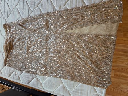 jupe pailletée taille 42 h&m neuve