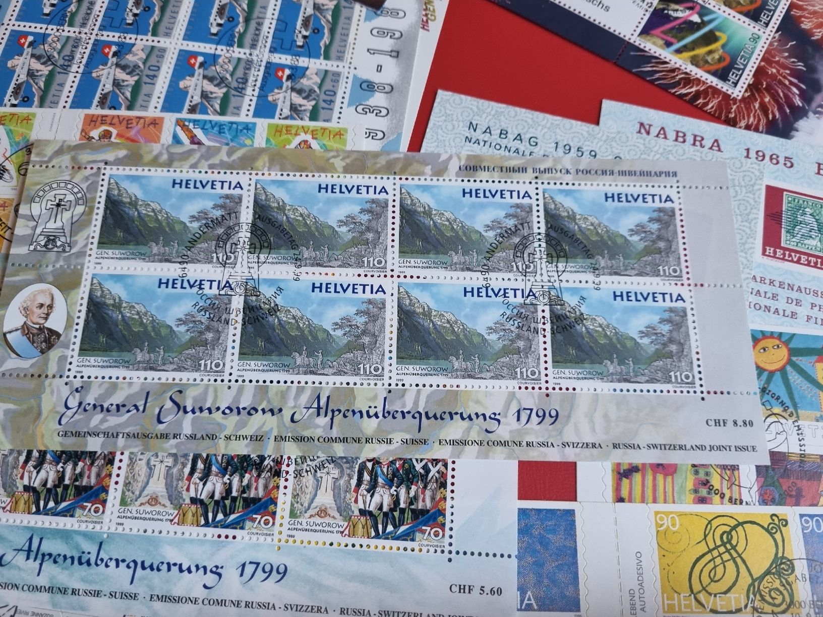 Tutti i francobolli: SAMMLUNG SCHWEIZ: BLÖCKE, HEFTCHEN - GESTEMPELT  – Usato da Heimenschwand venduto da rog_p7h9 2