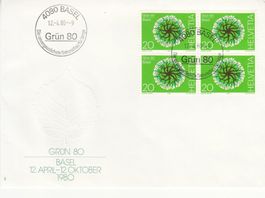 Sonderstempel S. 1016 Grün 80 Basel