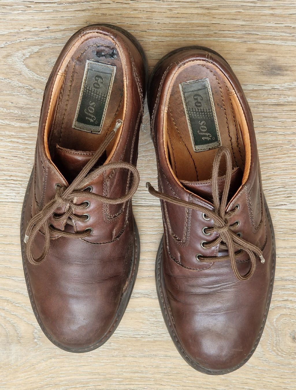 Scarpe da uomo: Leder Business Schuh Go Soft Gr. 41 – Usato da Küssnacht am Rigi venduto da Mika014
