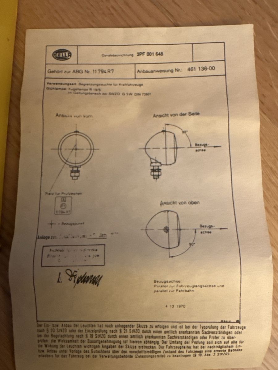 Tutti pezzi di ricambio auto: Hella Blinklichtglas – Usato da Mörschwil venduto da tweety9402 1