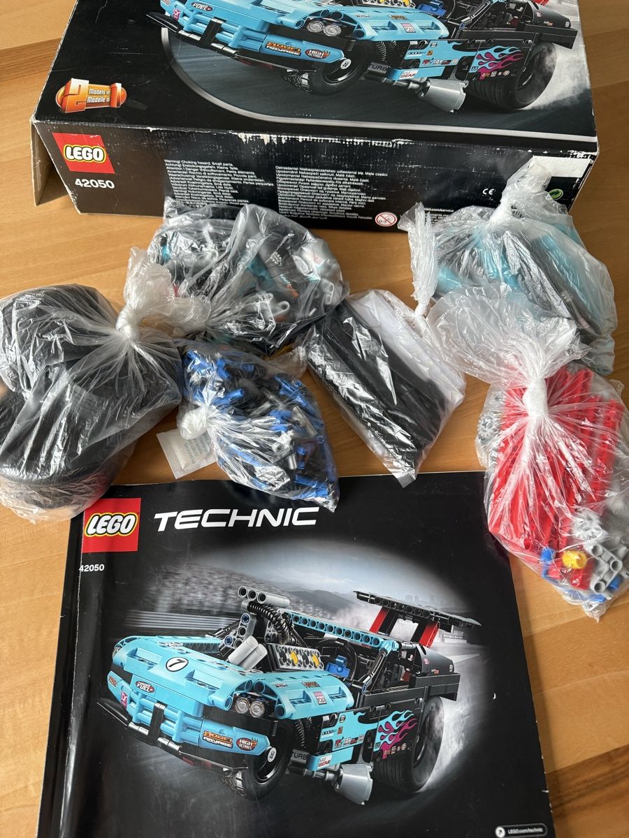 LEGO Technic 42050 Drag Racer, Original Schachtel, Anleitung (Gebraucht ...
