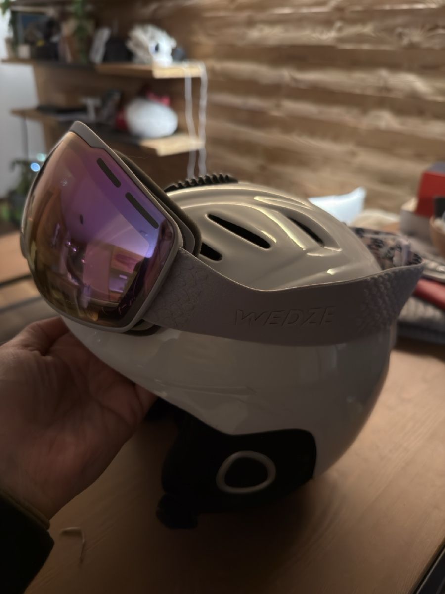 Caschi: Masque + casque de skii – Nuovo (secondo la descrizione) da Crans-Montana venduto da jas_jjy5