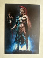 Displate Spartanischer Krieger – Metallposter