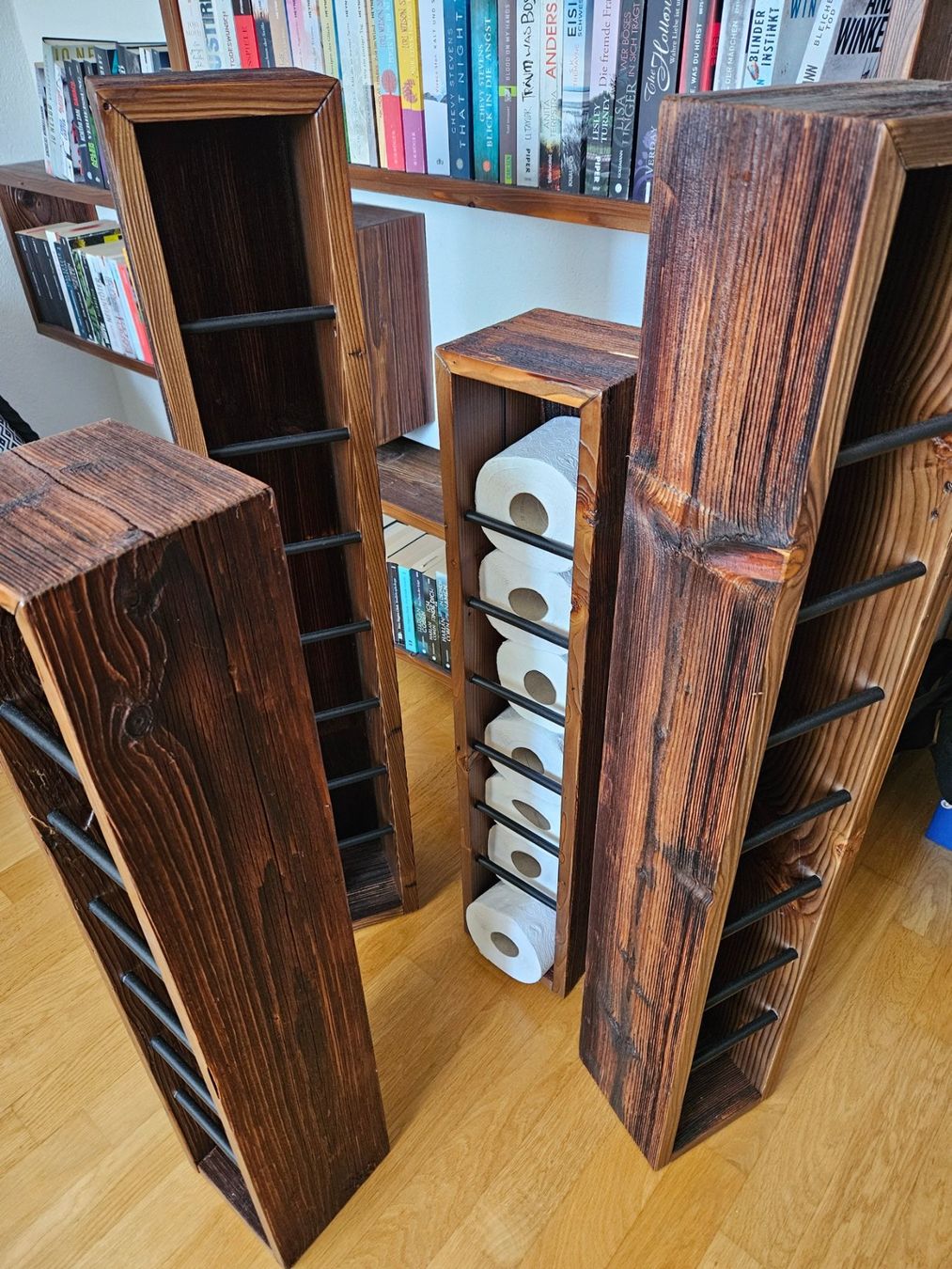 WC: Altholz WC - Rollenhalter – Nuovo e nell'imballaggio originale da Thun venduto da Wood-Art 5
