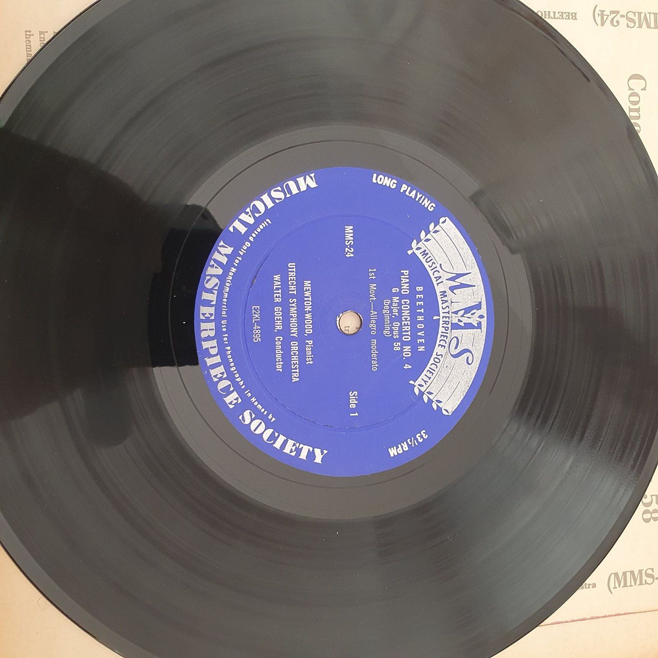 Dischi in vinile: Beethoven Concerto Nr. 4 LP – Usato da Chur venduto da BettinaOlczyk 4