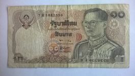 Billet banque Thailande 10 Bath série 1980 BE