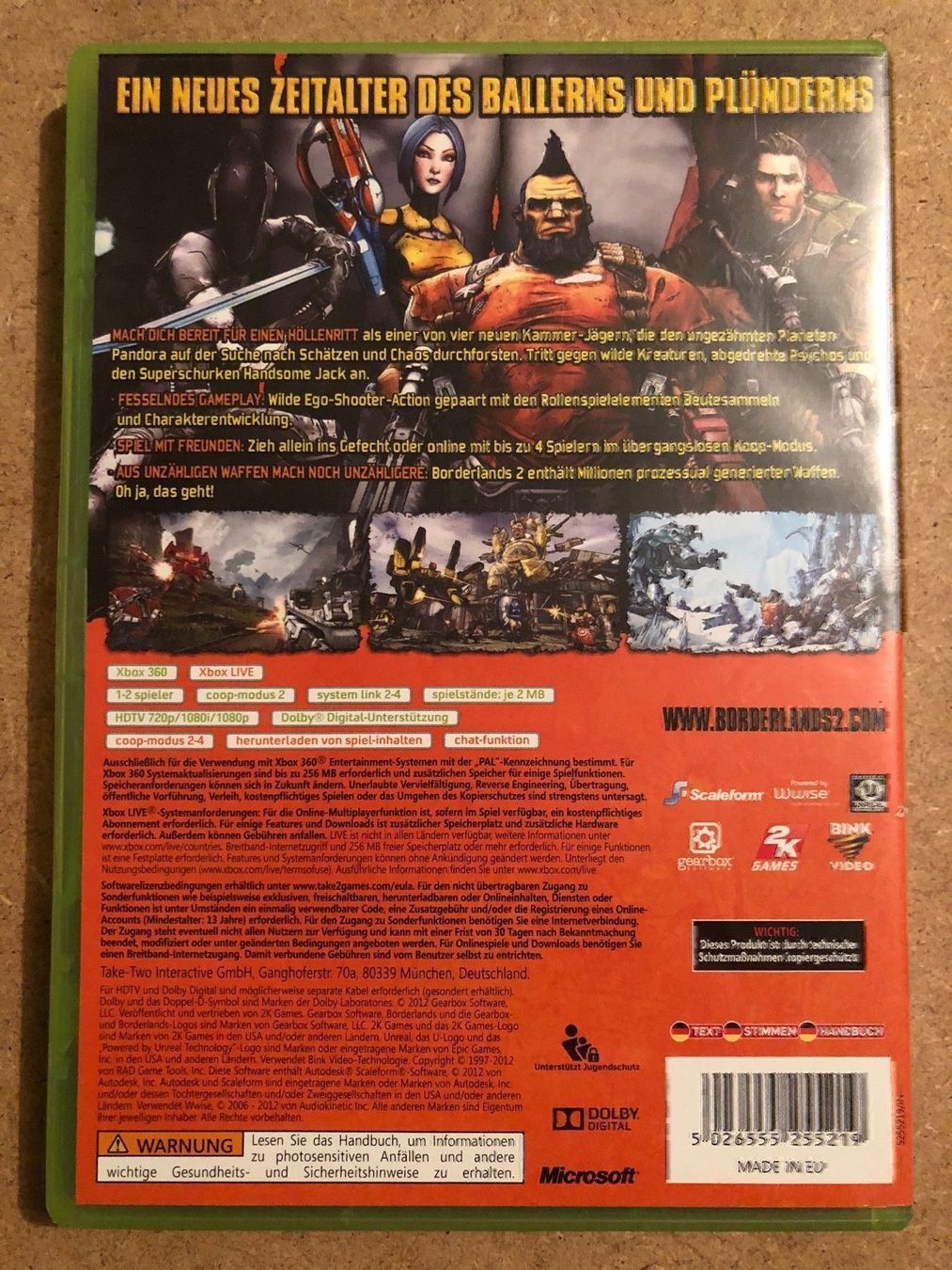 Spiele: Borderlands 2 für Xbox 360 – Gebraucht aus Kestenholz von Mad18 2
