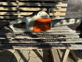 Stihl MSE 140 Elektrosäge + 3 Sägeketten