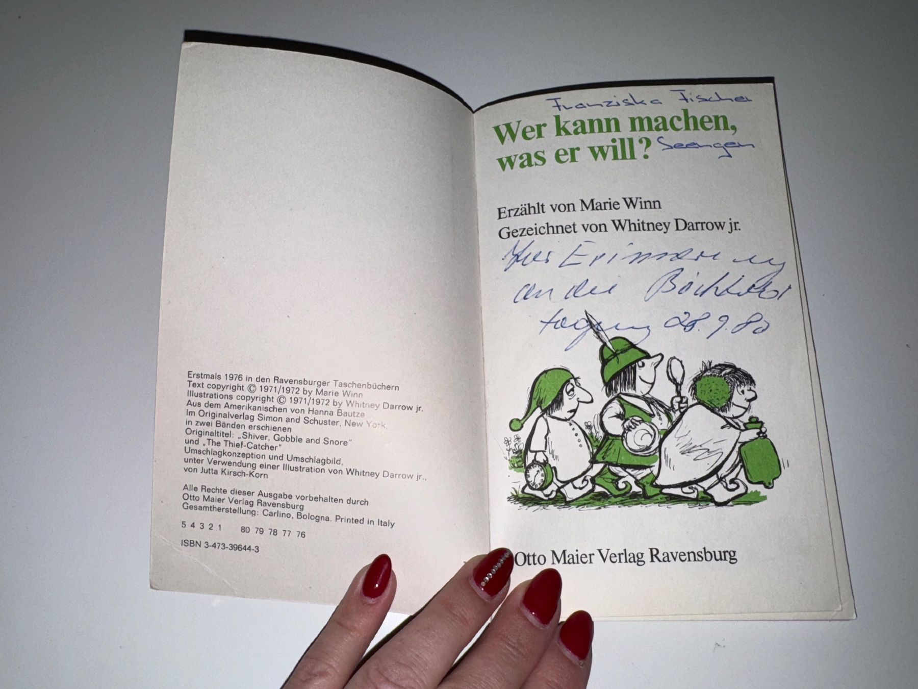 Libri: BUCH: Wer kann machen was er will? – Usato da Grosswangen venduto da Kleine.Knoepfe 1