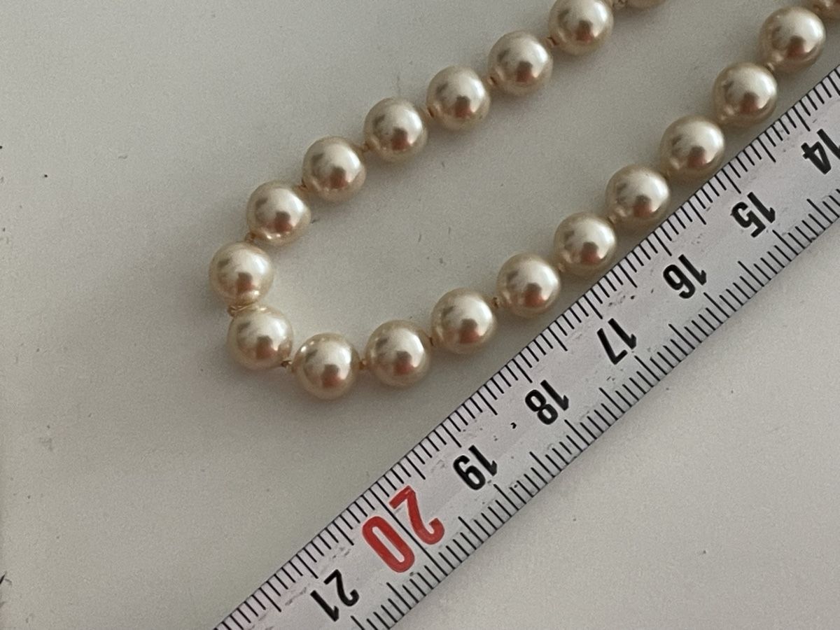 Catenine: vintege ancien  Collier Perles Crème  – Usato da Worben venduto da benit.drn 3