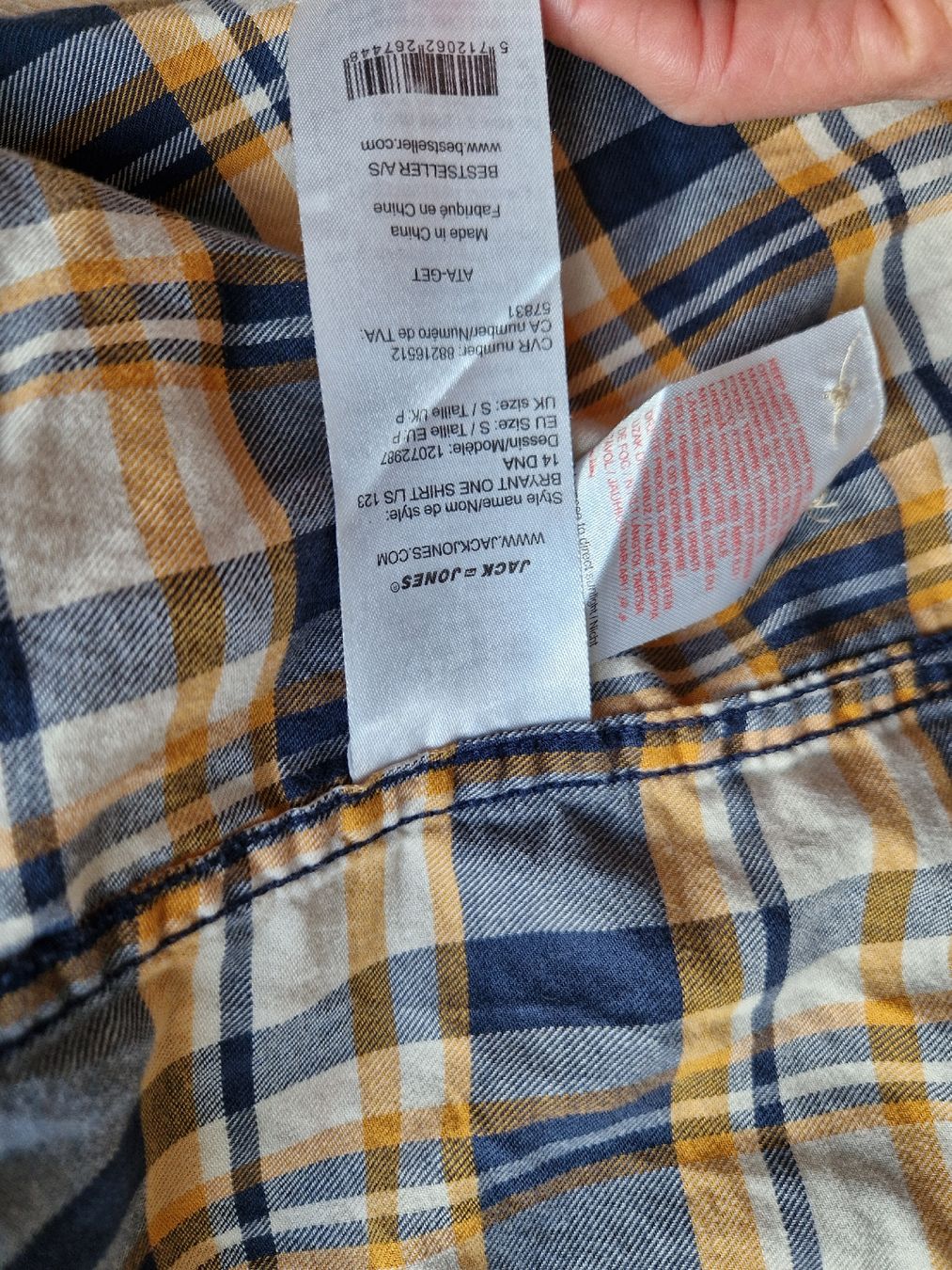 Camicie: Jack & Jones Karohemd Grösse S – Usato da Eschenbach SG venduto da SanFranciscoCalifornia 2