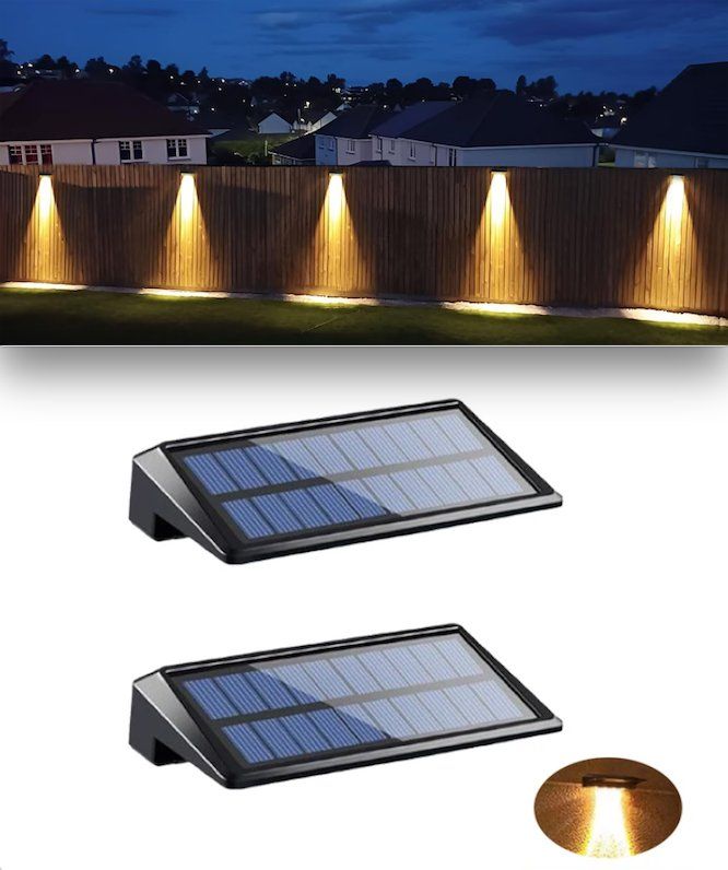 Lampen: 2er-Pack Solarlampen für Außen – Neu und originalverpackt aus Châtelaine von topshop.switzerland