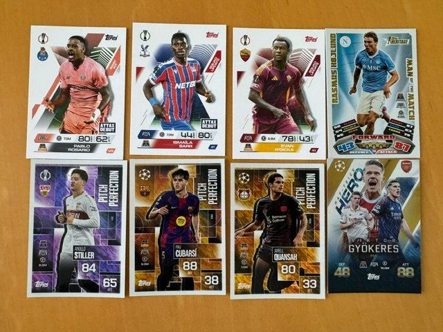 Topps Carte collezionabili: Topps Match Attax 2025/26 - 23 Karten – Usato da Eschenbach SG venduto da Grummelzwerg