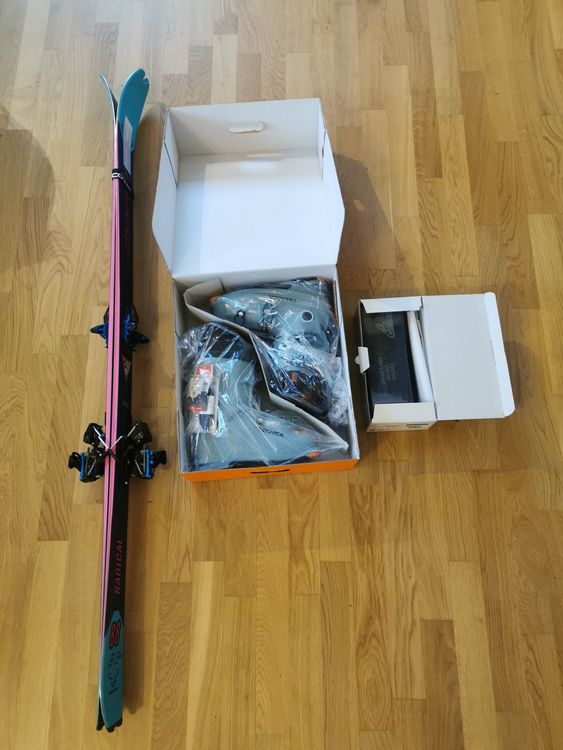 Ski touring set shoe size EU 40; ski length 158 cm Kaufen auf Ricardo