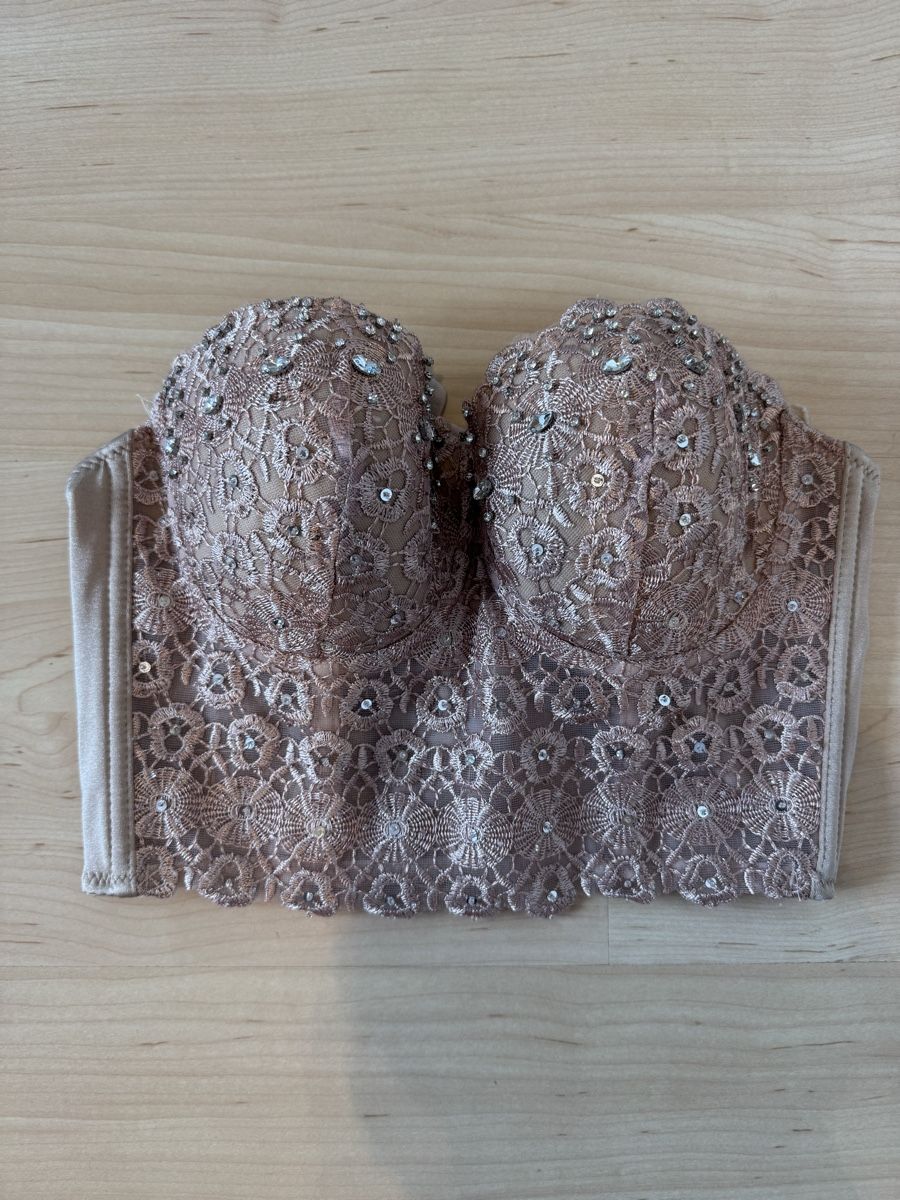 Topshop Tops: Haut bustier à paillette - Topshop – Neu (gemäss Beschreibung) aus Denens von sar_5wlm 6