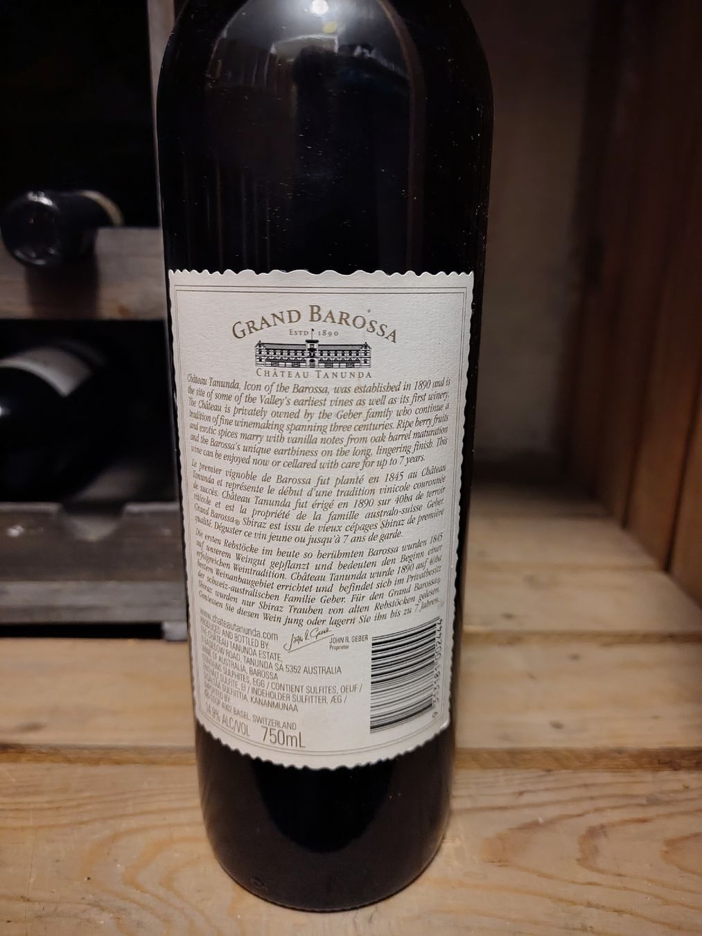Wein: Shiraz Grand Barossa 2017 – Neu (gemäss Beschreibung) aus Bern von mwa_xj5p 2