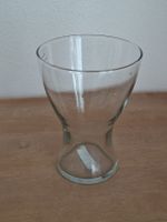 IKEA Blumenvase, Glas, H 19,5, Durchm. 14 cm